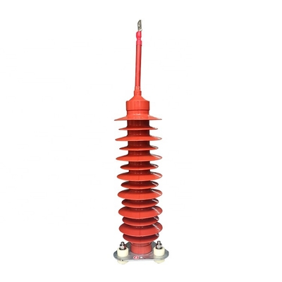 10kv 20kv 35kv Silicone Rubber Polymer Lightning Surge Arrester For High Voltage