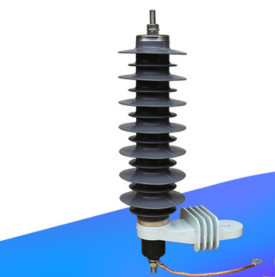Factory wholesale 11KV 110kv metal oxide polymer surge protection surge distribution high voltage line 2021 new type arrester