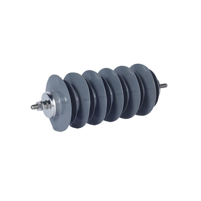 Porcelain Polymer Housed Surge Arrester 120KV In Power Transmission